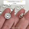 Round Ring Crystal Claw Setting 12mm