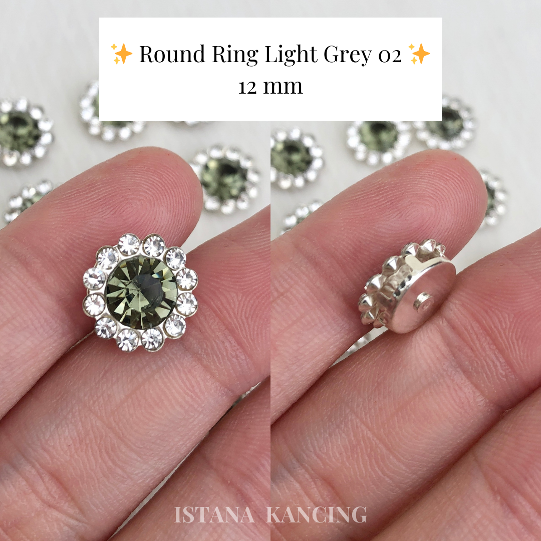 Round Ring Crystal Claw Setting 12mm