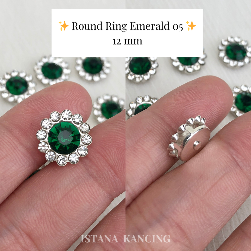 Round Ring Crystal Claw Setting 12mm