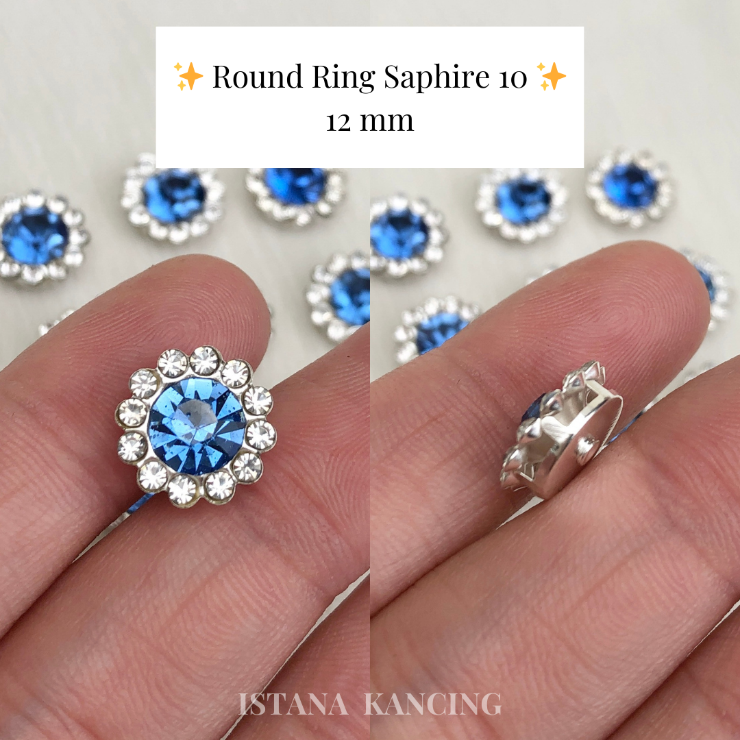 Round Ring Crystal Claw Setting 12mm