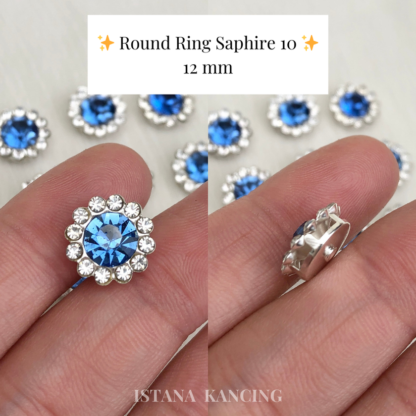 Round Ring Crystal Claw Setting 12mm