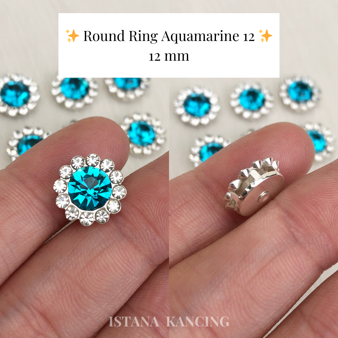 Round Ring Crystal Claw Setting 12mm
