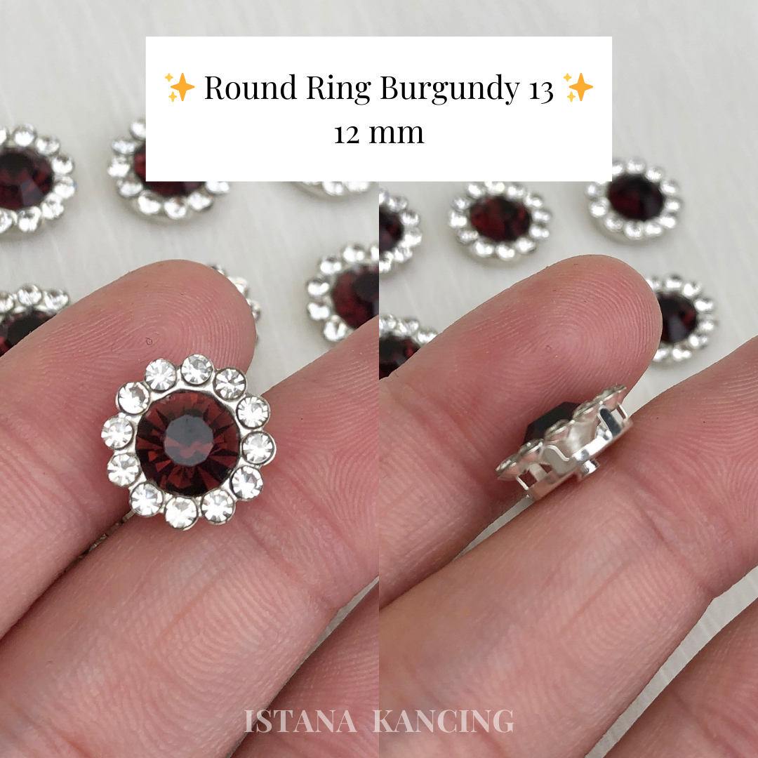 Round Ring Crystal Claw Setting 12mm