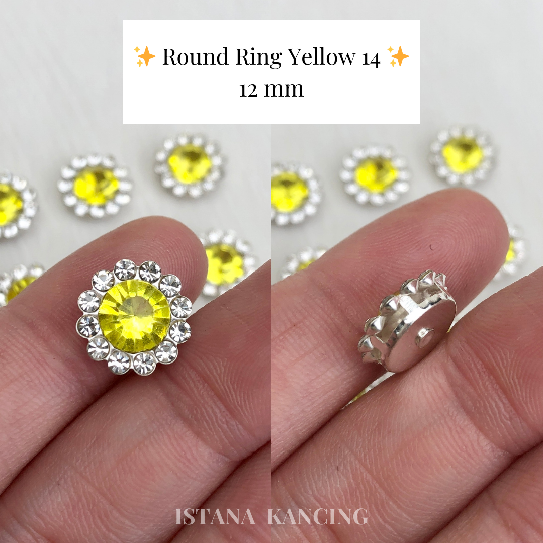 Round Ring Crystal Claw Setting 12mm