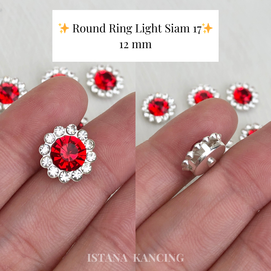 Round Ring Crystal Claw Setting 12mm