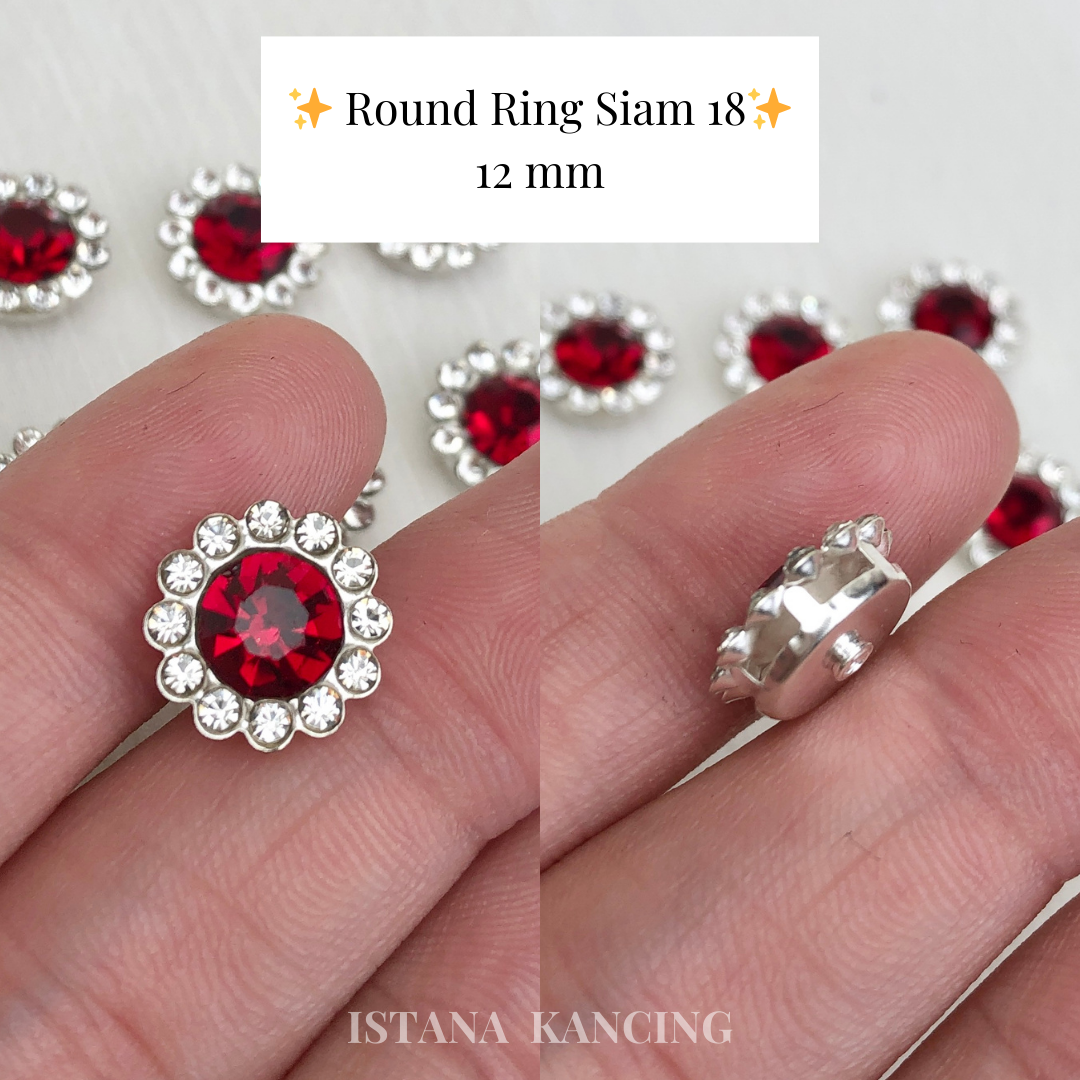Round Ring Crystal Claw Setting 12mm