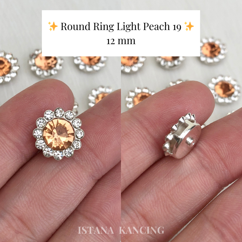Round Ring Crystal Claw Setting 12mm