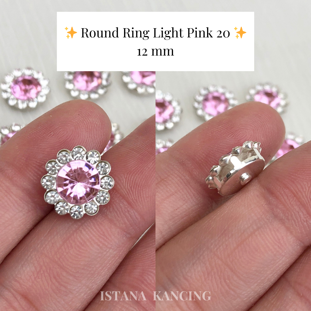 Round Ring Crystal Claw Setting 12mm