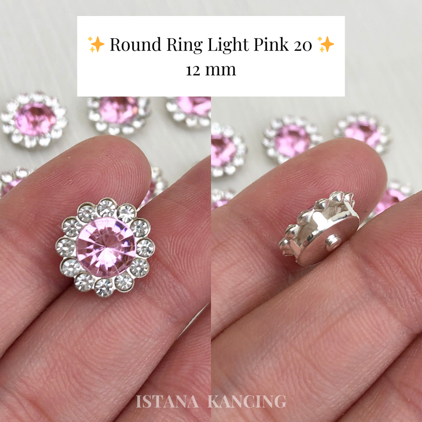 Round Ring Crystal Claw Setting 12mm
