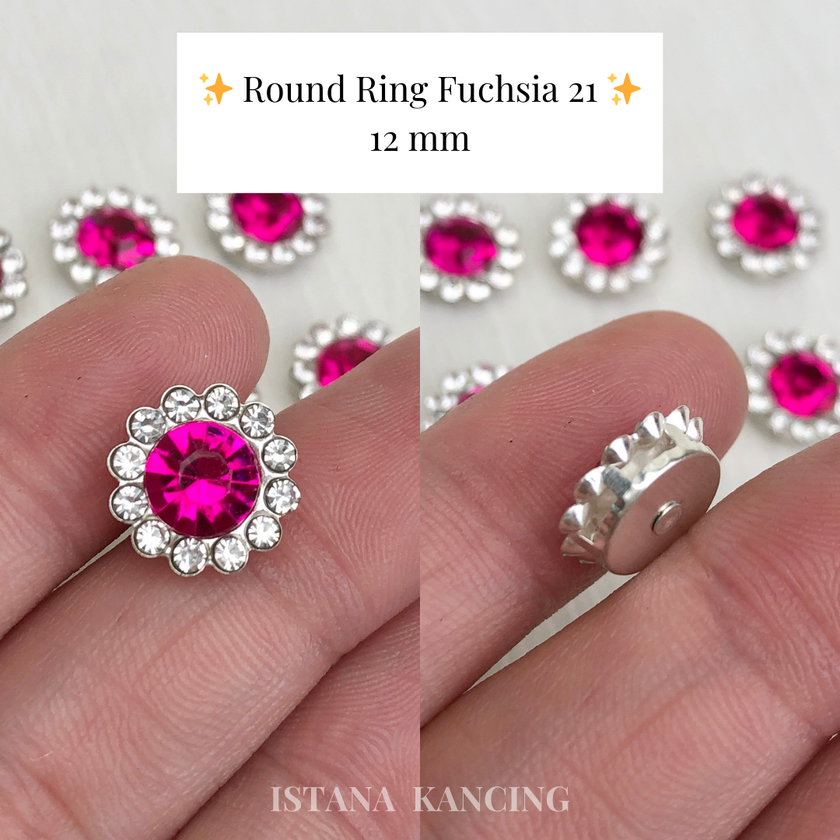 Round Ring Crystal Claw Setting 12mm