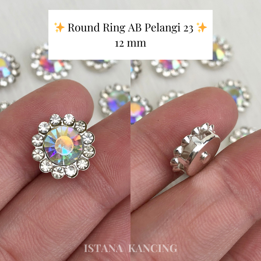 Round Ring Crystal Claw Setting 12mm