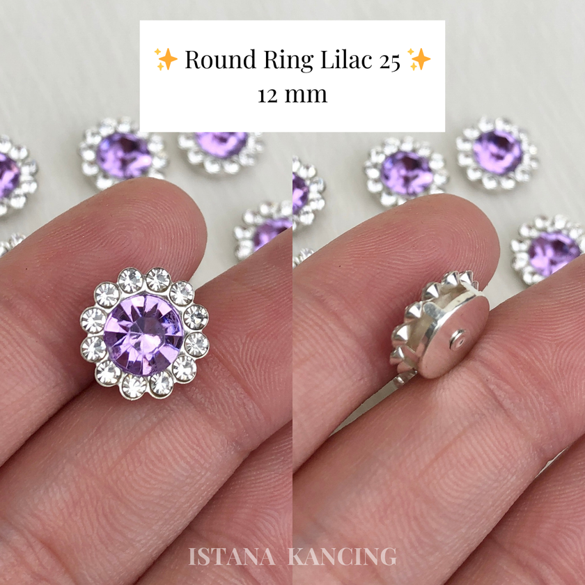 Round Ring Crystal Claw Setting 12mm
