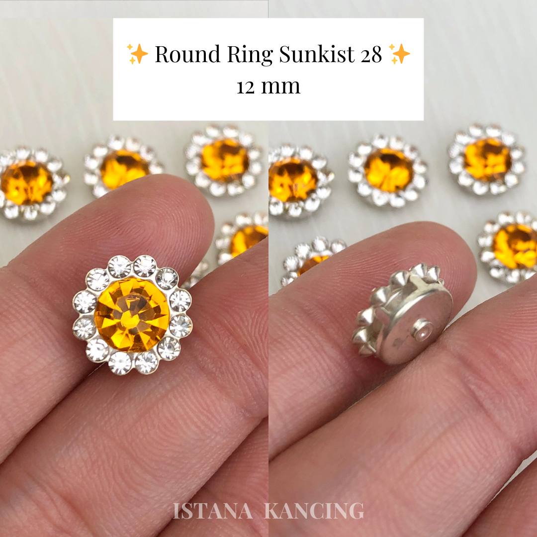 Round Ring Crystal Claw Setting 12mm