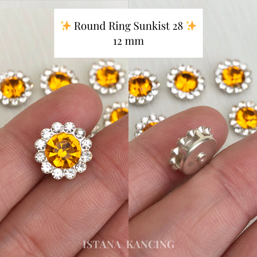 Round Ring Crystal Claw Setting 12mm