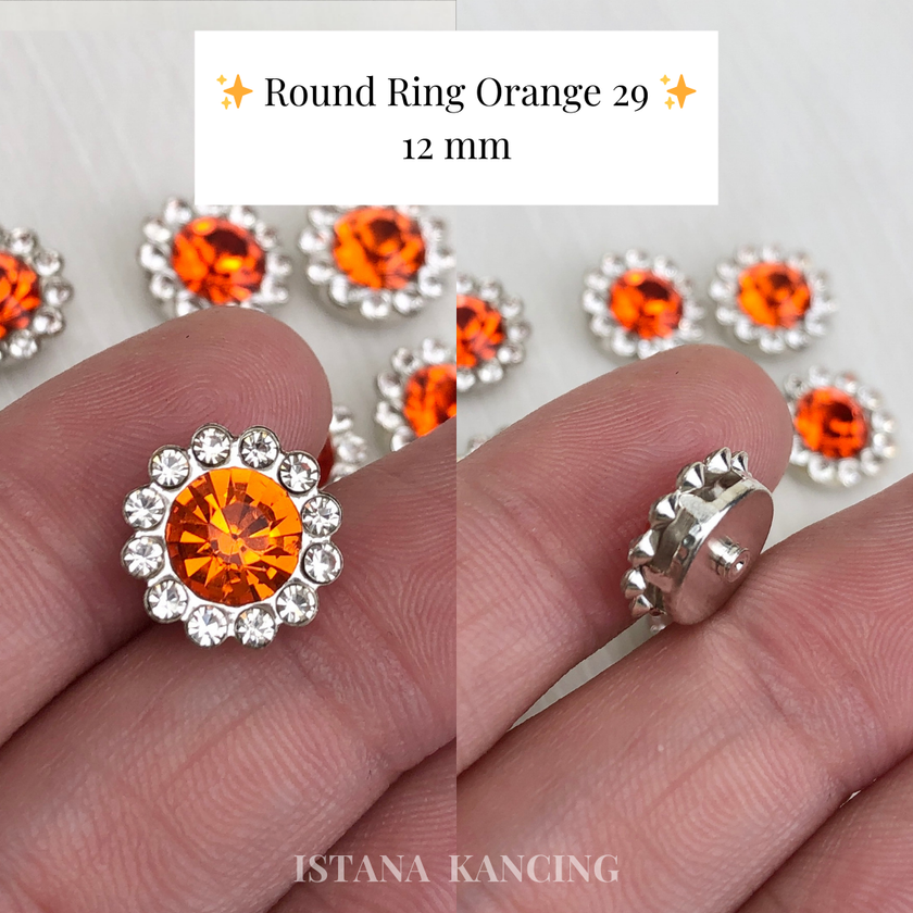 Round Ring Crystal Claw Setting 12mm