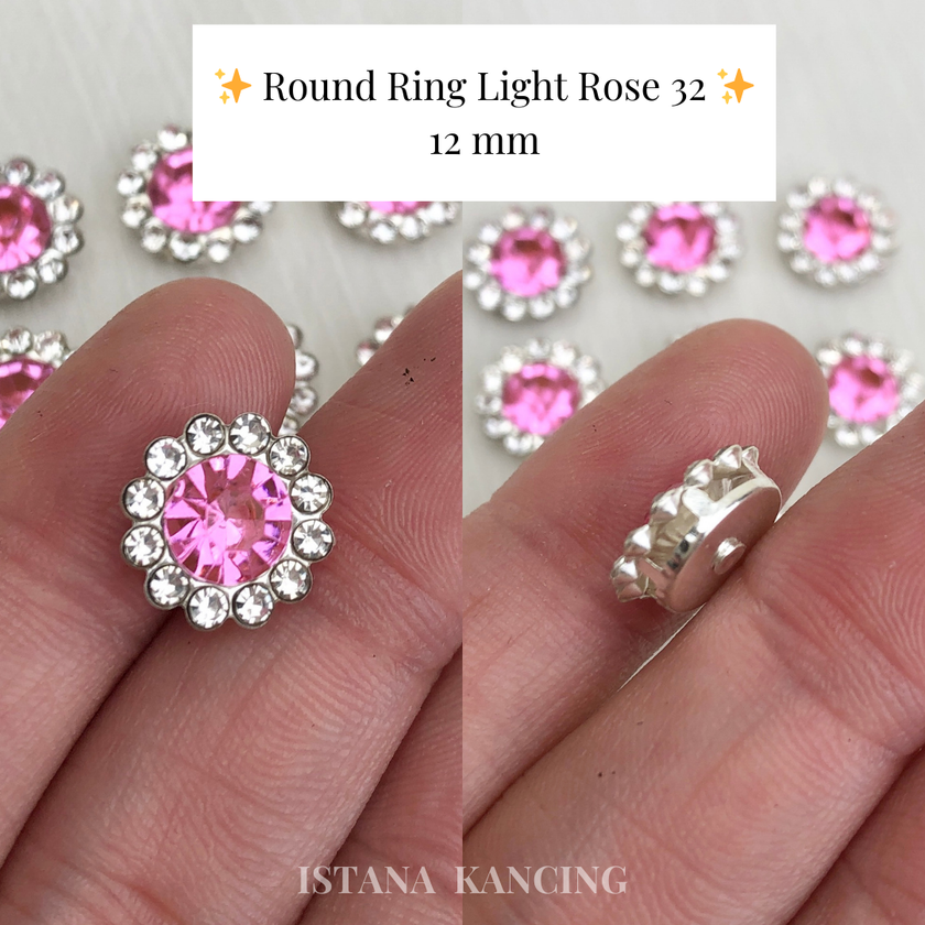 Round Ring Crystal Claw Setting 12mm