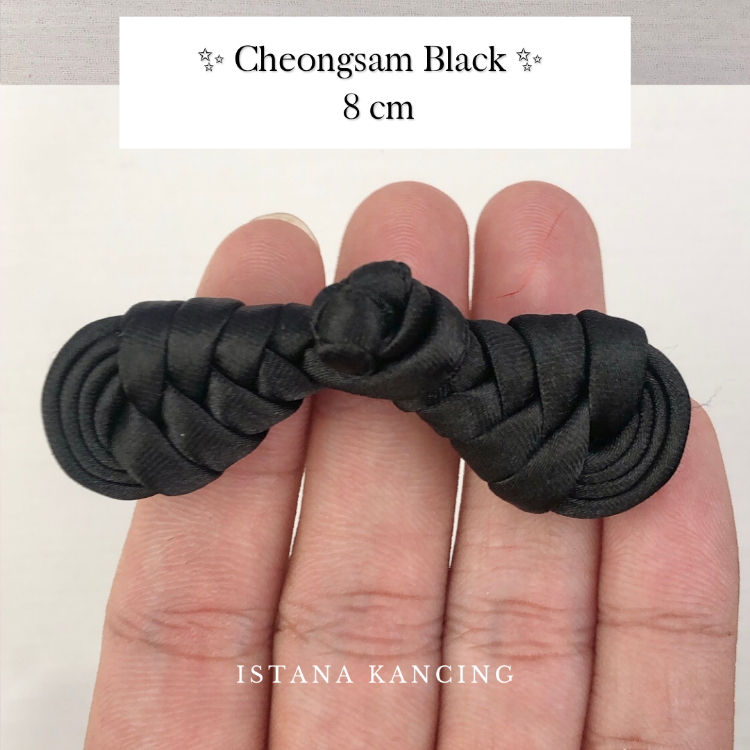 Cheongsam Satin Frog Button