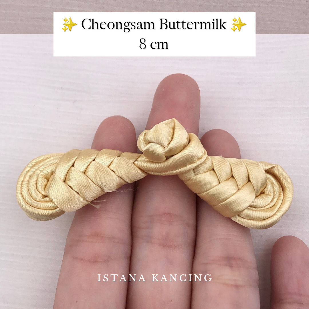 Cheongsam Satin Frog Button