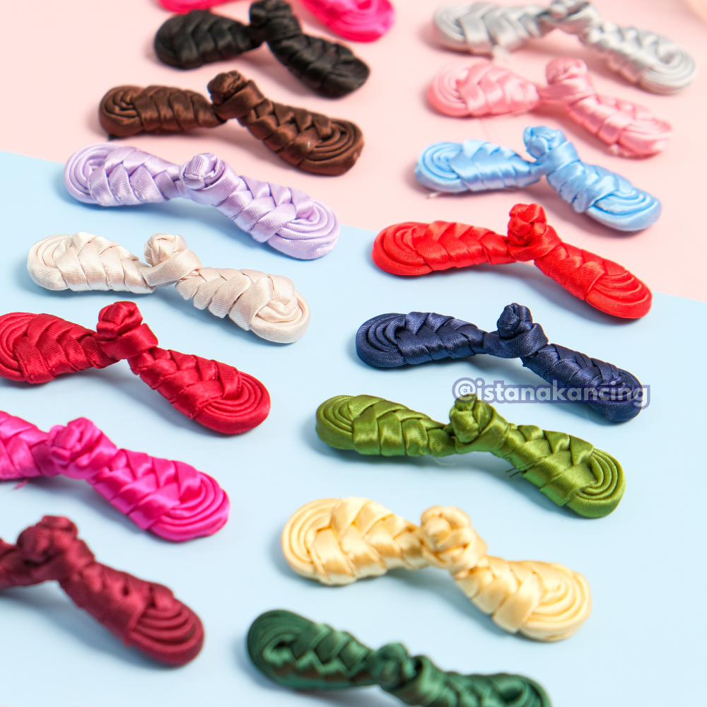 Cheongsam Satin Frog Button