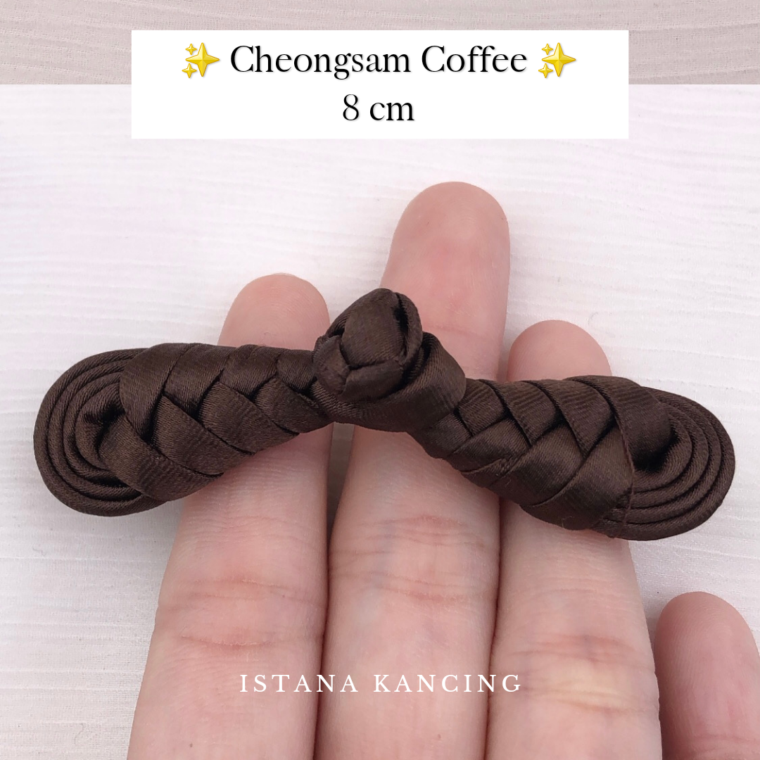 Cheongsam Satin Frog Button