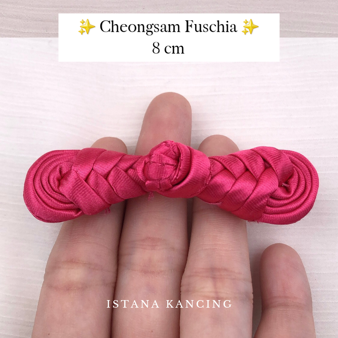 Cheongsam Satin Frog Button