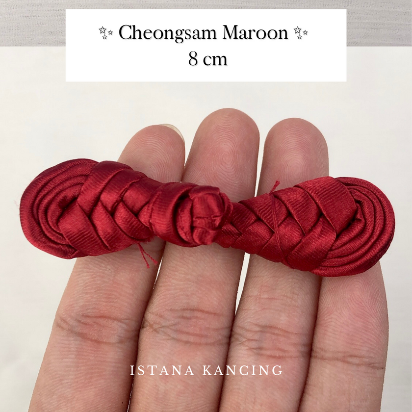 Cheongsam Satin Frog Button