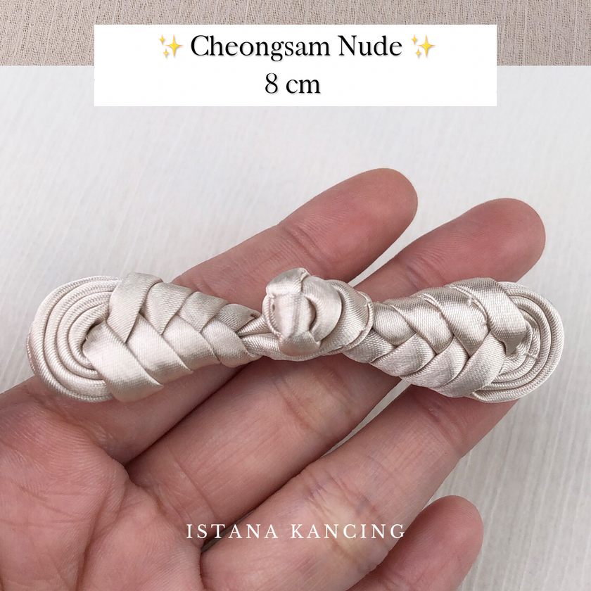 Cheongsam Satin Frog Button