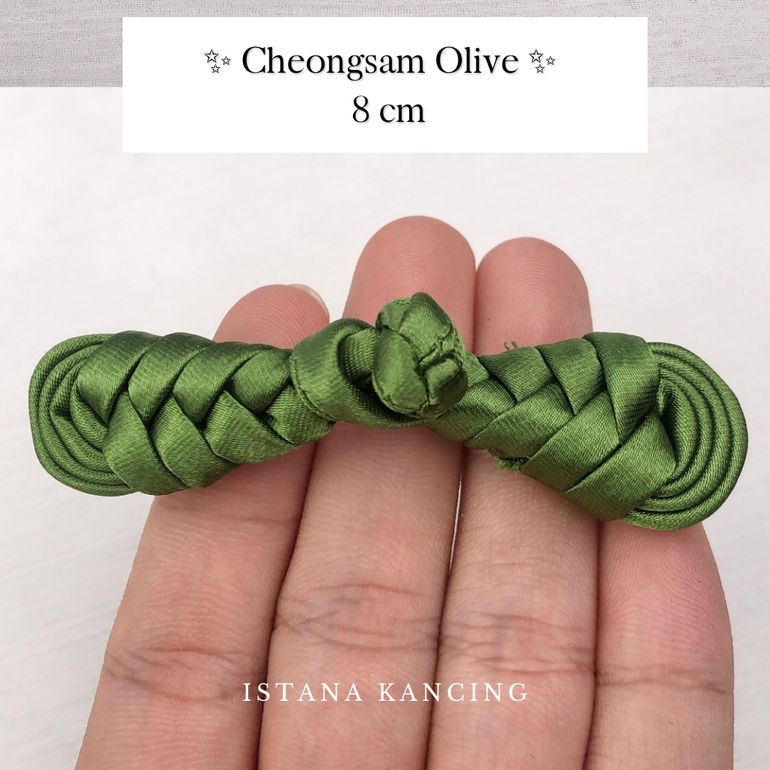 Cheongsam Satin Frog Button