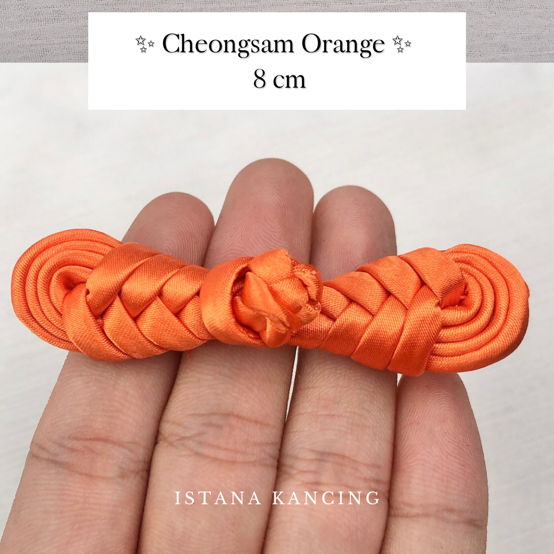 Cheongsam Satin Frog Button