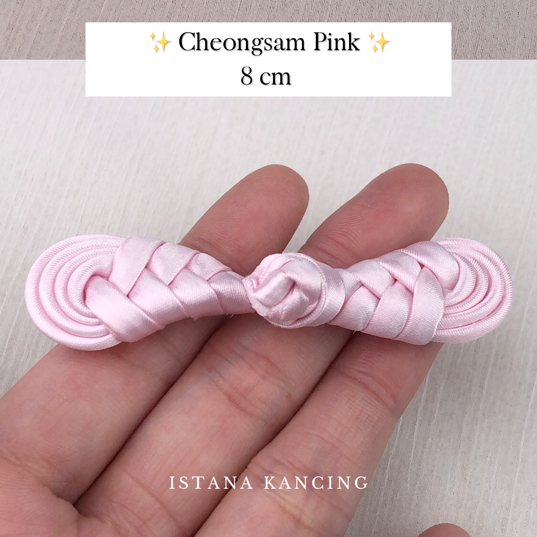 Cheongsam Satin Frog Button