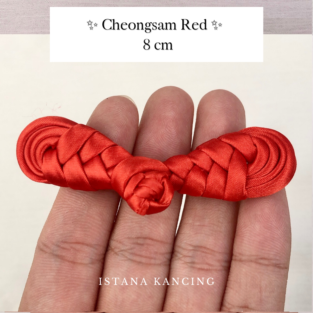 Cheongsam Satin Frog Button