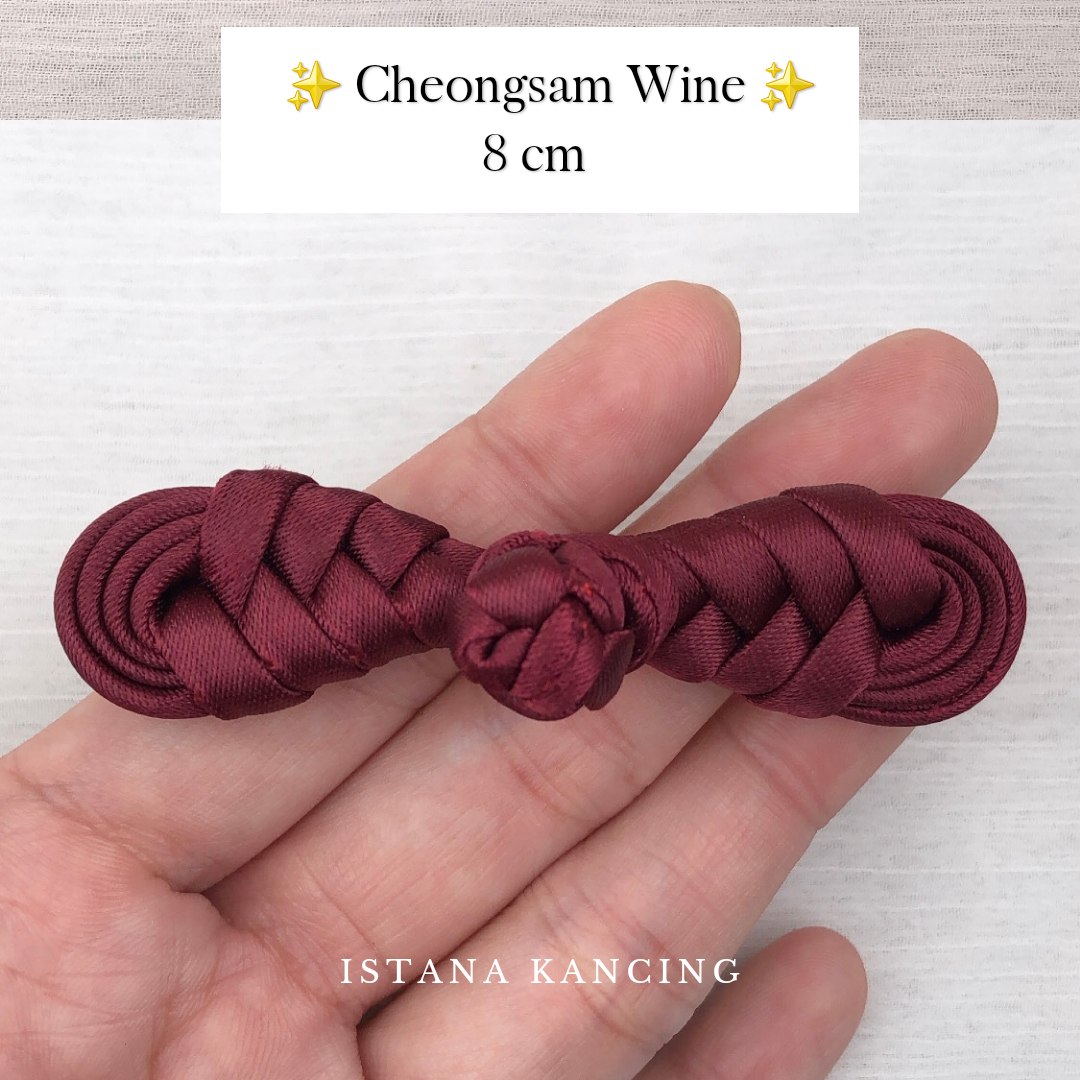 Cheongsam Satin Frog Button