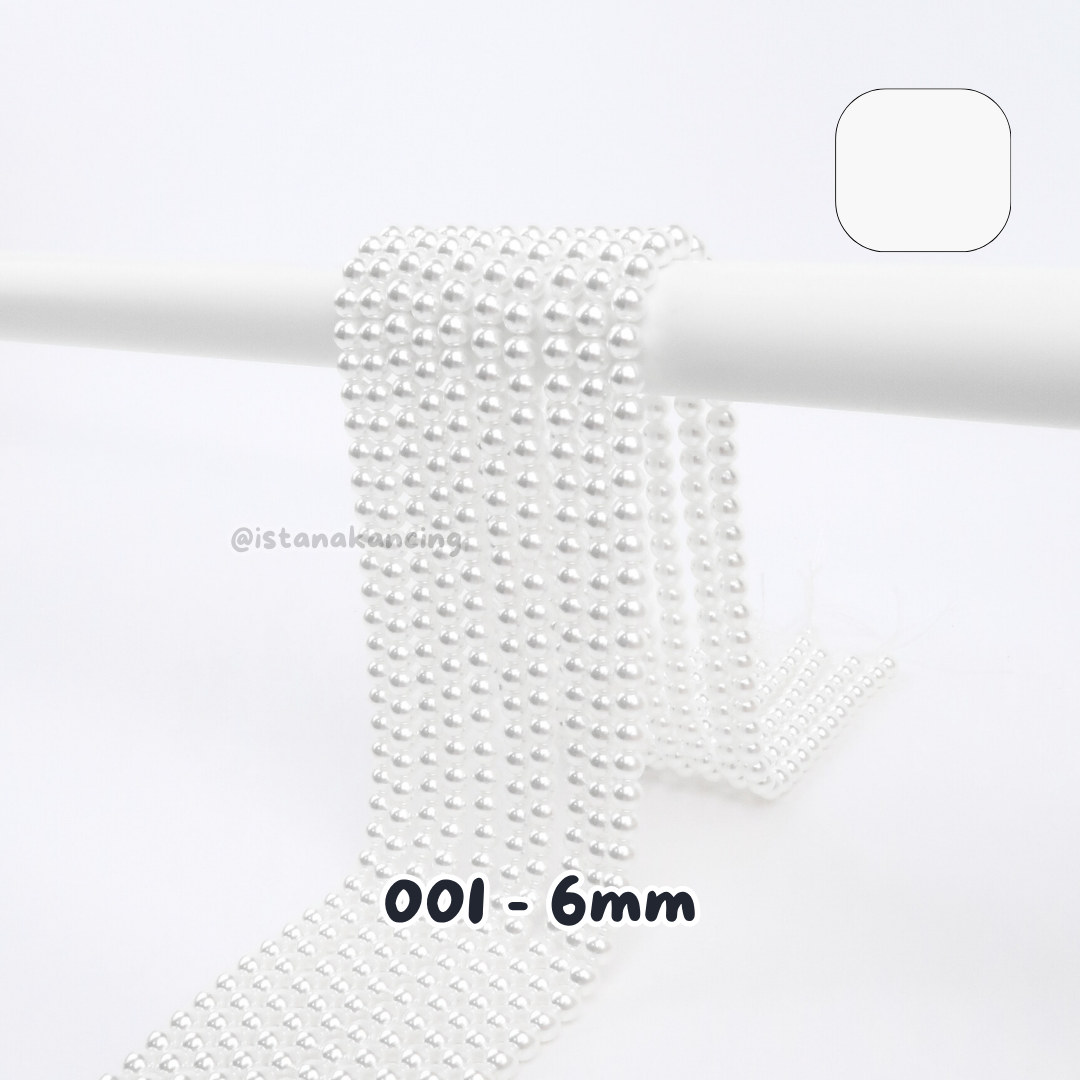 Mutiara Sintetis 6mm Pt 2