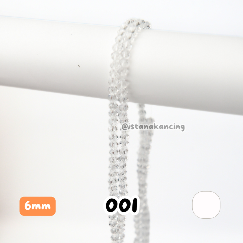 Czech Beads Crystal 6mm