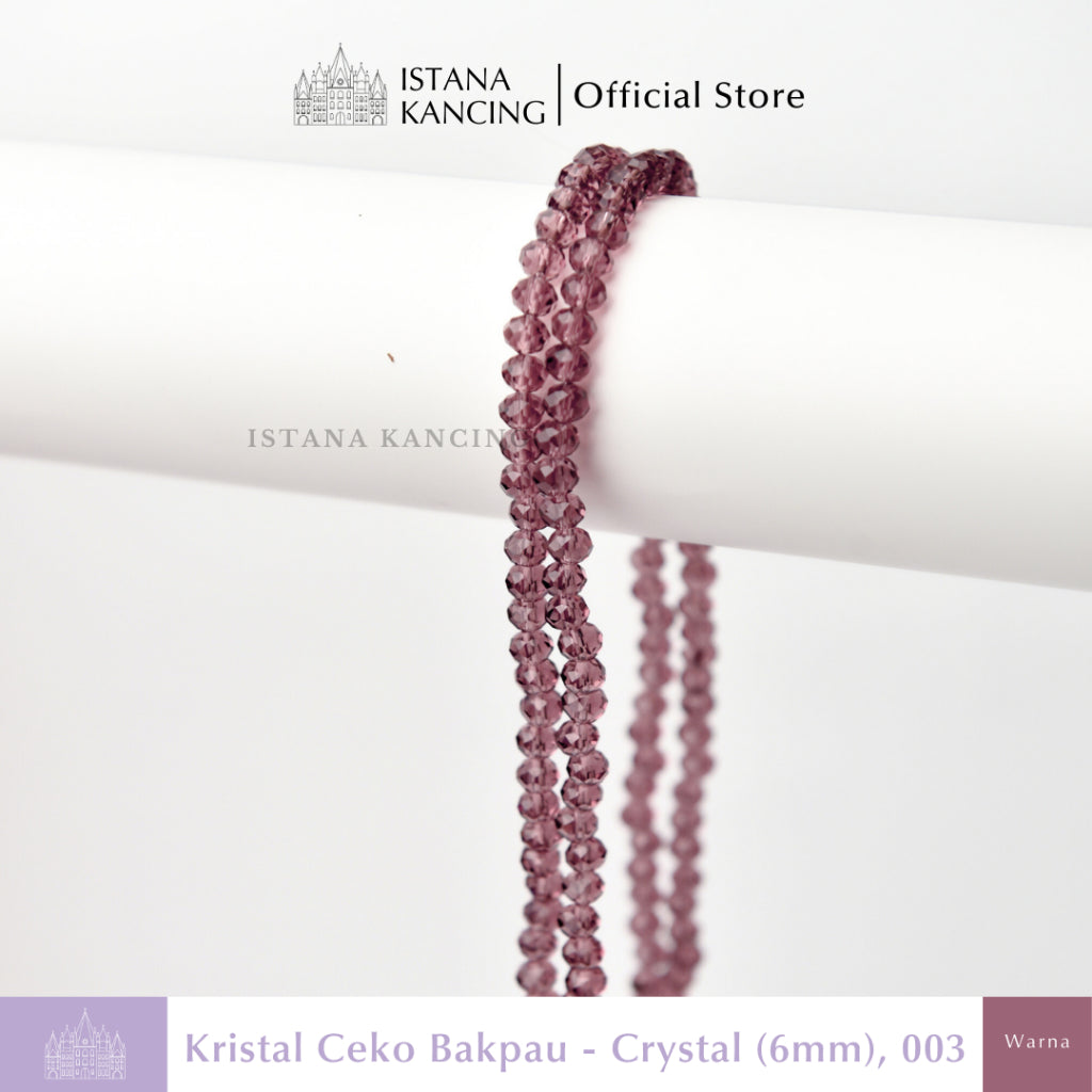 Kristal Ceko Bapau 6mm