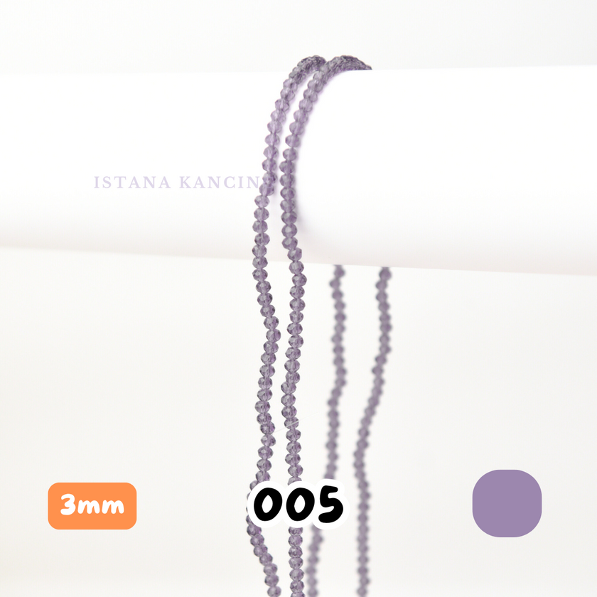 Ceko Bapau Crystal 3mm