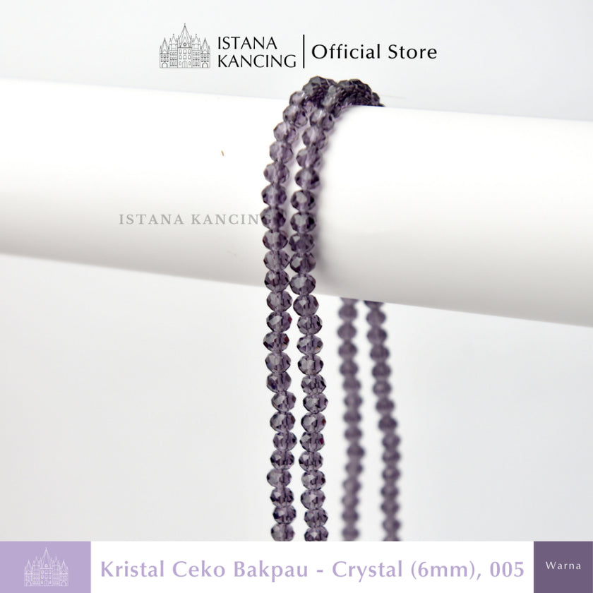 Kristal Ceko Bapau 6mm