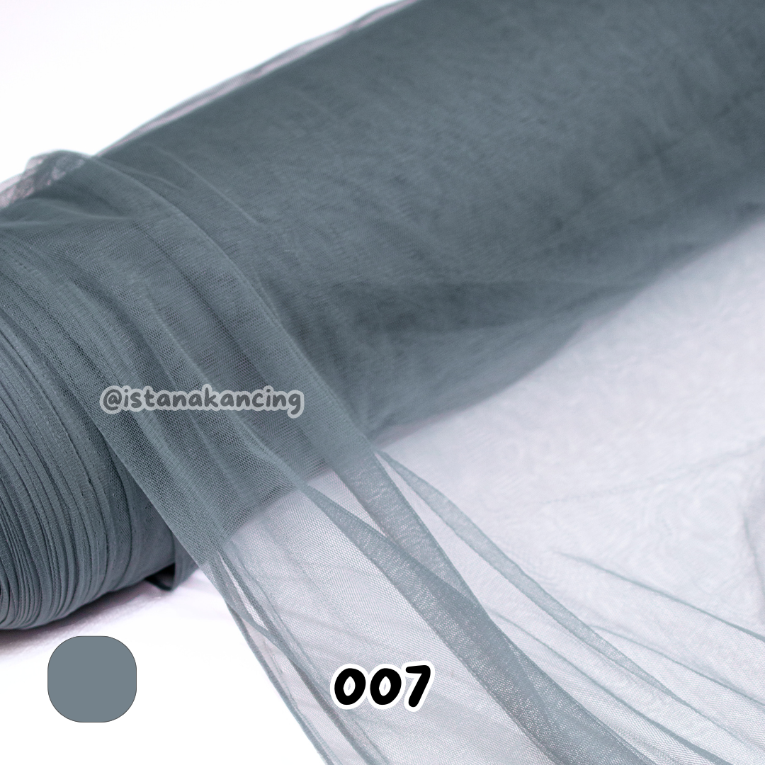 Kain Soft Tulle Lebar 150cm Monochrome Series