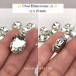 Oval Crystal Claw Setting 13x18mm