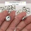 Oval Crystal Claw Setting 8x10mm