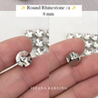 Round Crystal Claw Setting 8mm