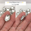 Oval Crystal Claw Setting 10x14mm