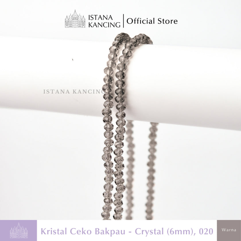 Kristal Ceko Bapau 6mm