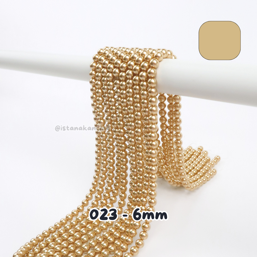 Mutiara Sintetis 6mm Pt 1