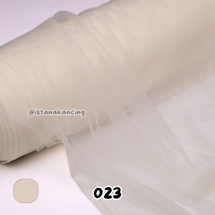 Kain Soft Tulle Lebar 150cm Monochrome Series