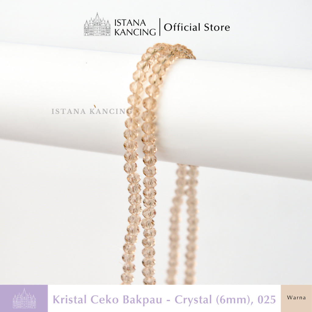 Kristal Ceko Bapau 6mm