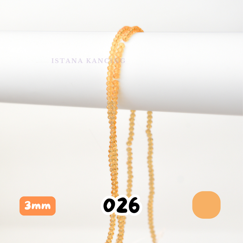 Ceko Bapau Crystal 3mm