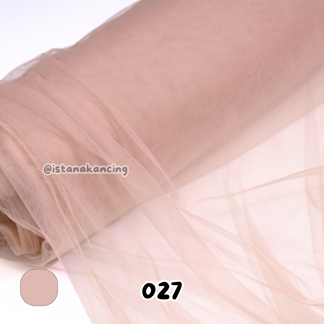 Kain Soft Tulle Lebar 150cm Pink Series