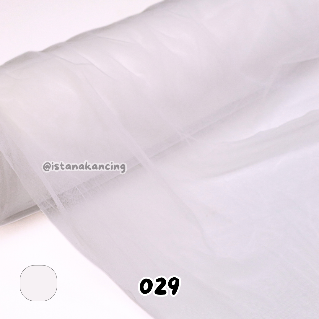 Kain Soft Tulle Lebar 150cm Monochrome Series