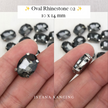 Oval Crystal Claw Setting 10x14mm